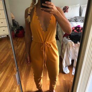 Mustard/yellow jumpsuit